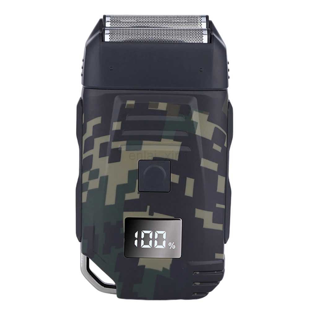 Men Facial Stubble Shaver Powerful Bald Head Shaving Machine USB Charging Waterproof Professional ToolY240729