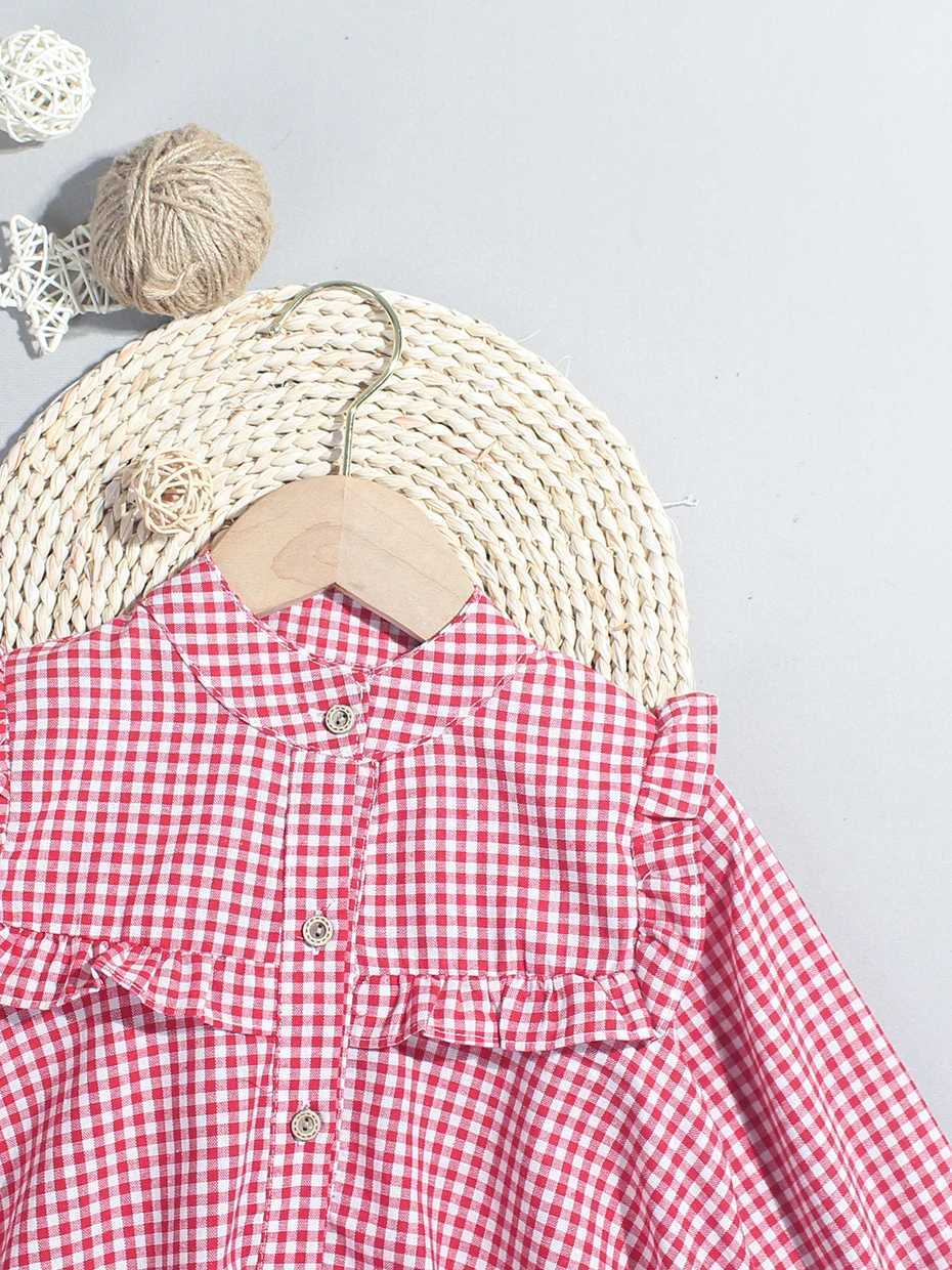Girls shirt plain weave girls shirt casual style girls shirt spring autumn girls clothingW240729