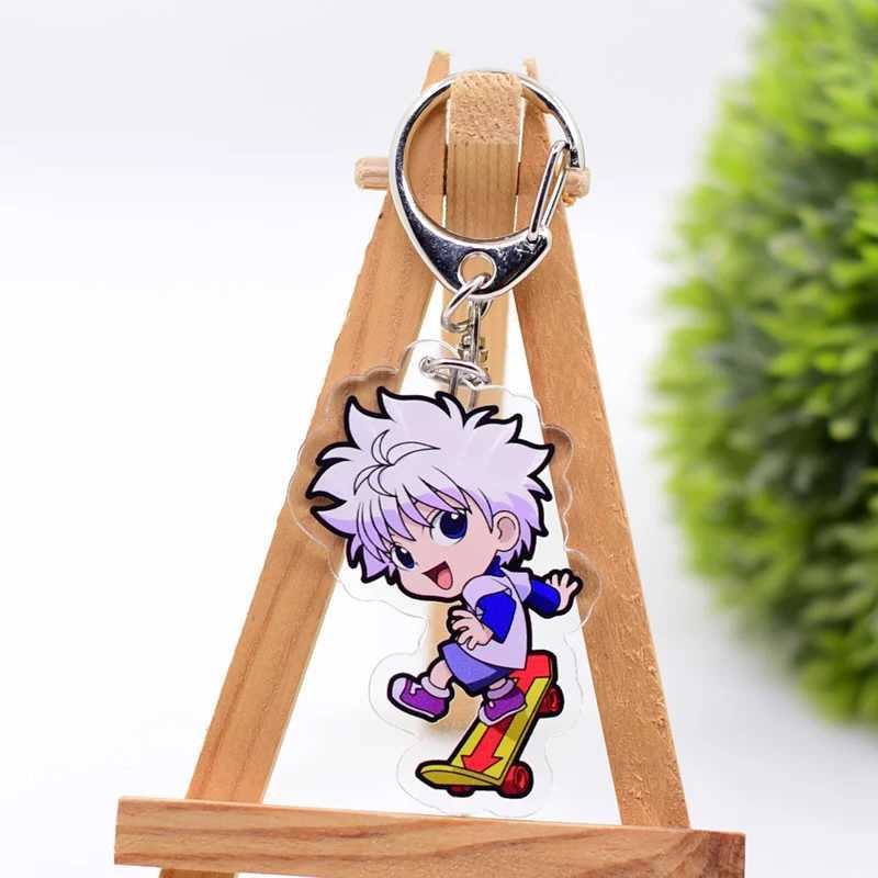 Janpanese Anime Keychain Arcylic Cartoon Figures Keyrings Cartoon AccessoriesL240729