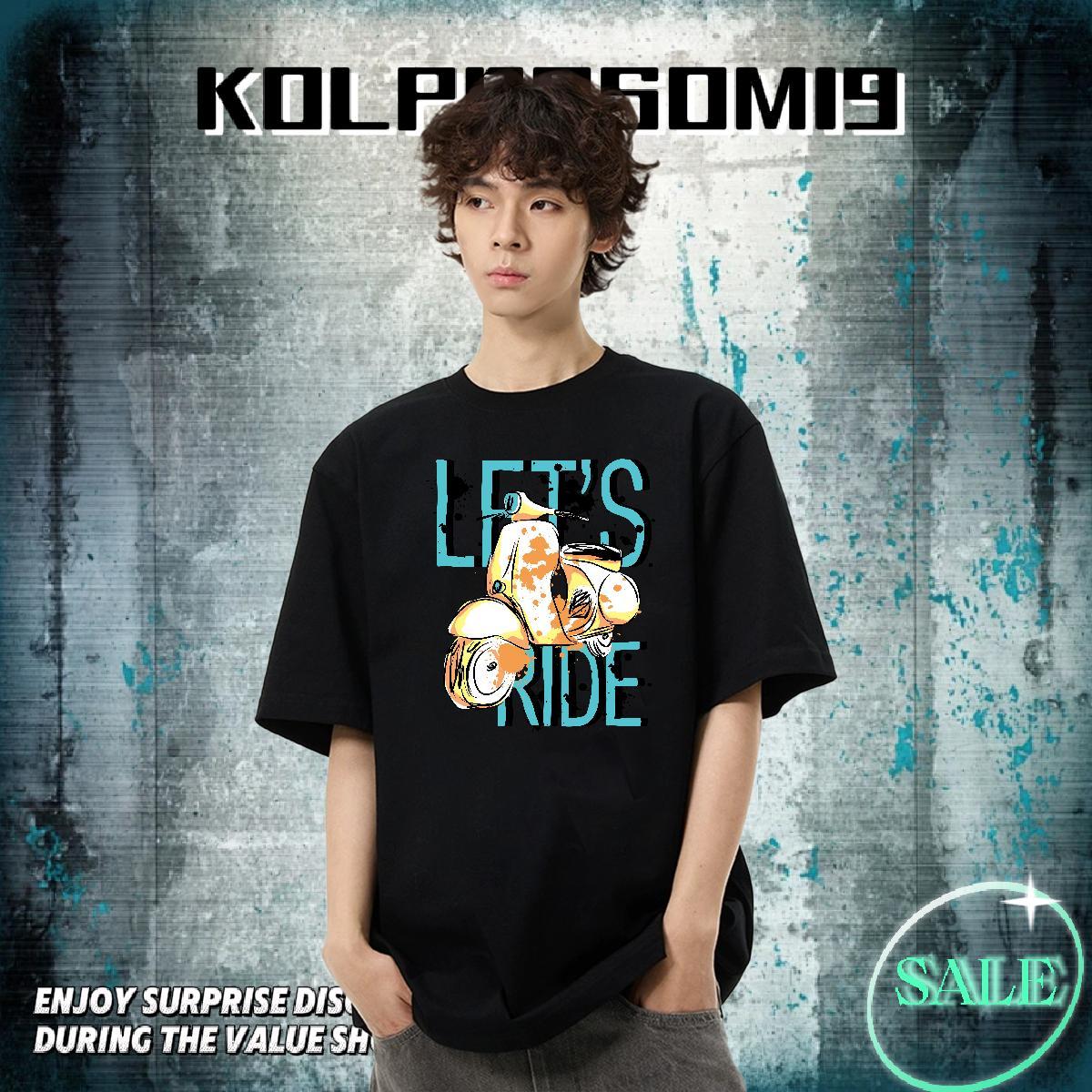 Unisex Men Tops Tees 230g 100% Cotton Street bird Custom Print Oversized Crew Neck Wholesale T shirt Wear
