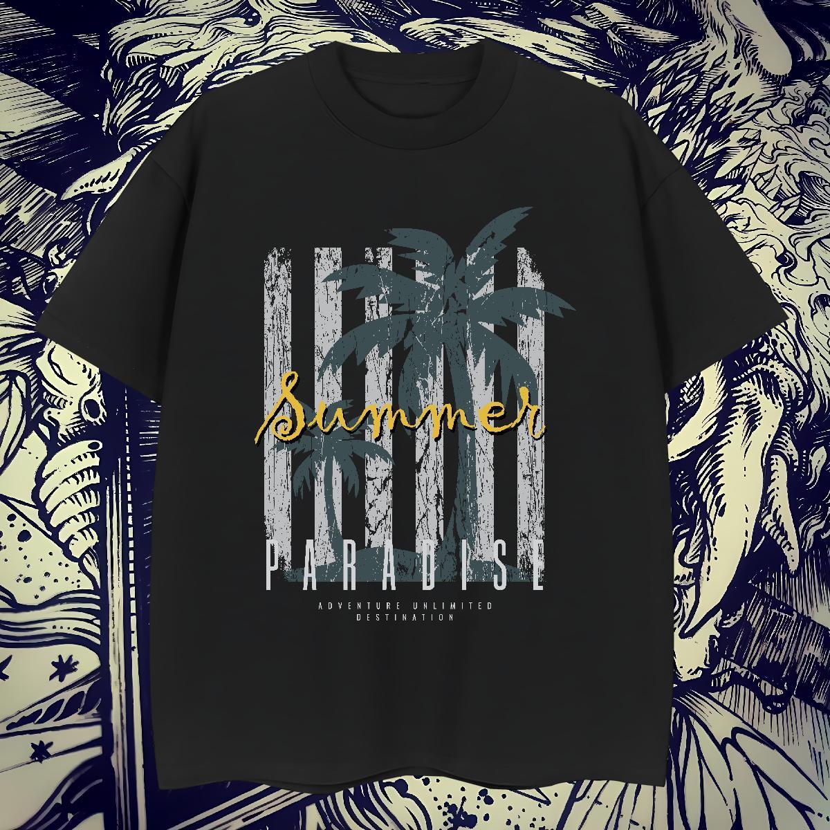 Classic Tshirt for Man Woman 100% Cotton 230g High Street Hip Hop tree DIY Crew Neck Breathable 2024 Designer T-Shirts for Men Tops Tees