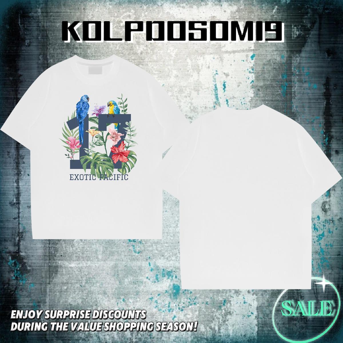 Cool Design Men Tees 100% Cotton 230g Hip Hop bird DIY Anime Round Neck Short Sleeve New Arrival Men T Shirts Tees Shirts