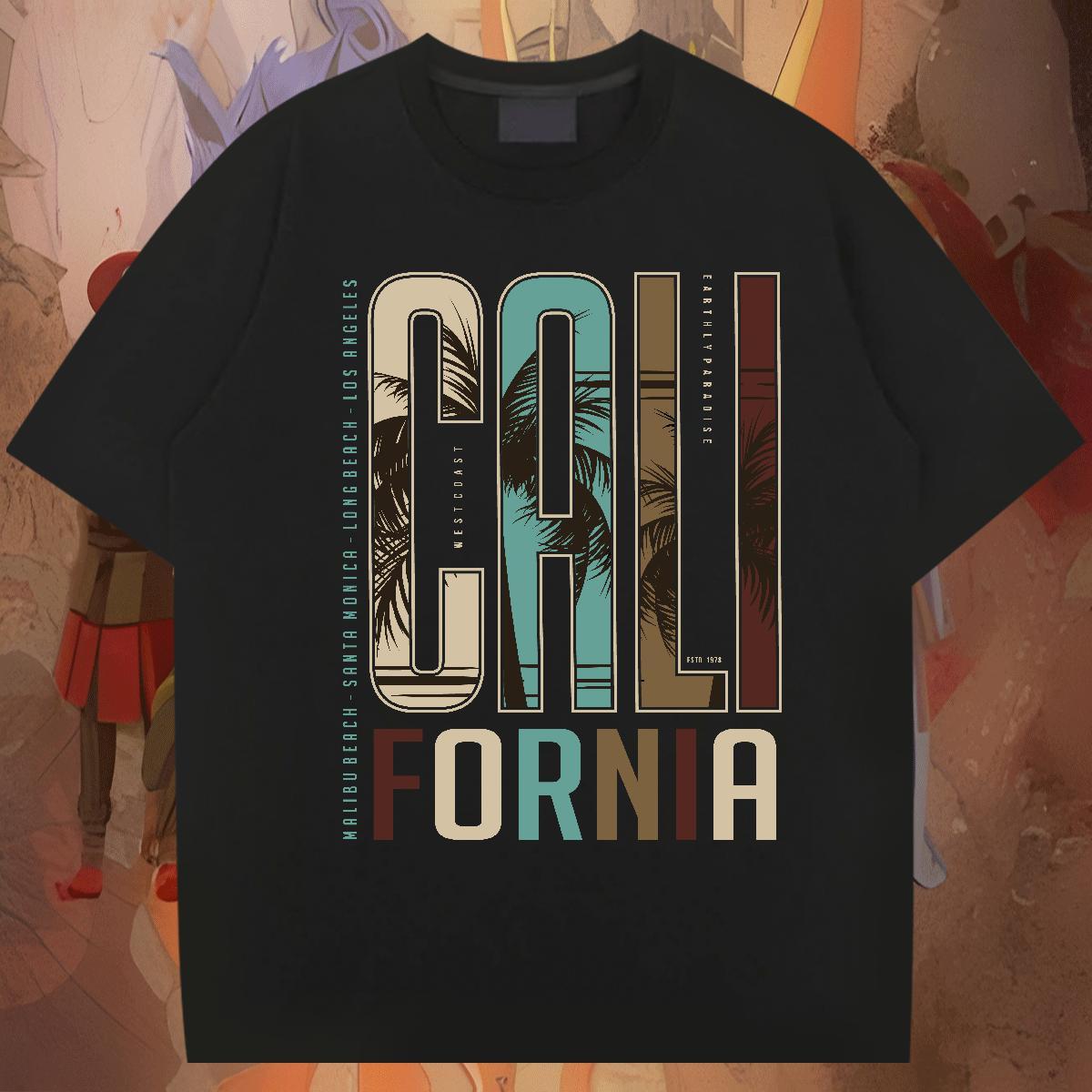 Classic Men Tees 230g Cotton Anime Printing Street letter Oversized Round Neck Short Sleeve Fashion Design Mens T Shirts Top Tees