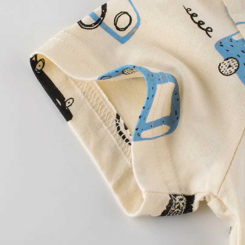 T-shirts 2-8T Cotton Boys T Shirt Toddler Kid Clothes Summer Top Car Print Infant Tee Shirt Cute Sweet Children tshirt OutfitsL24729
