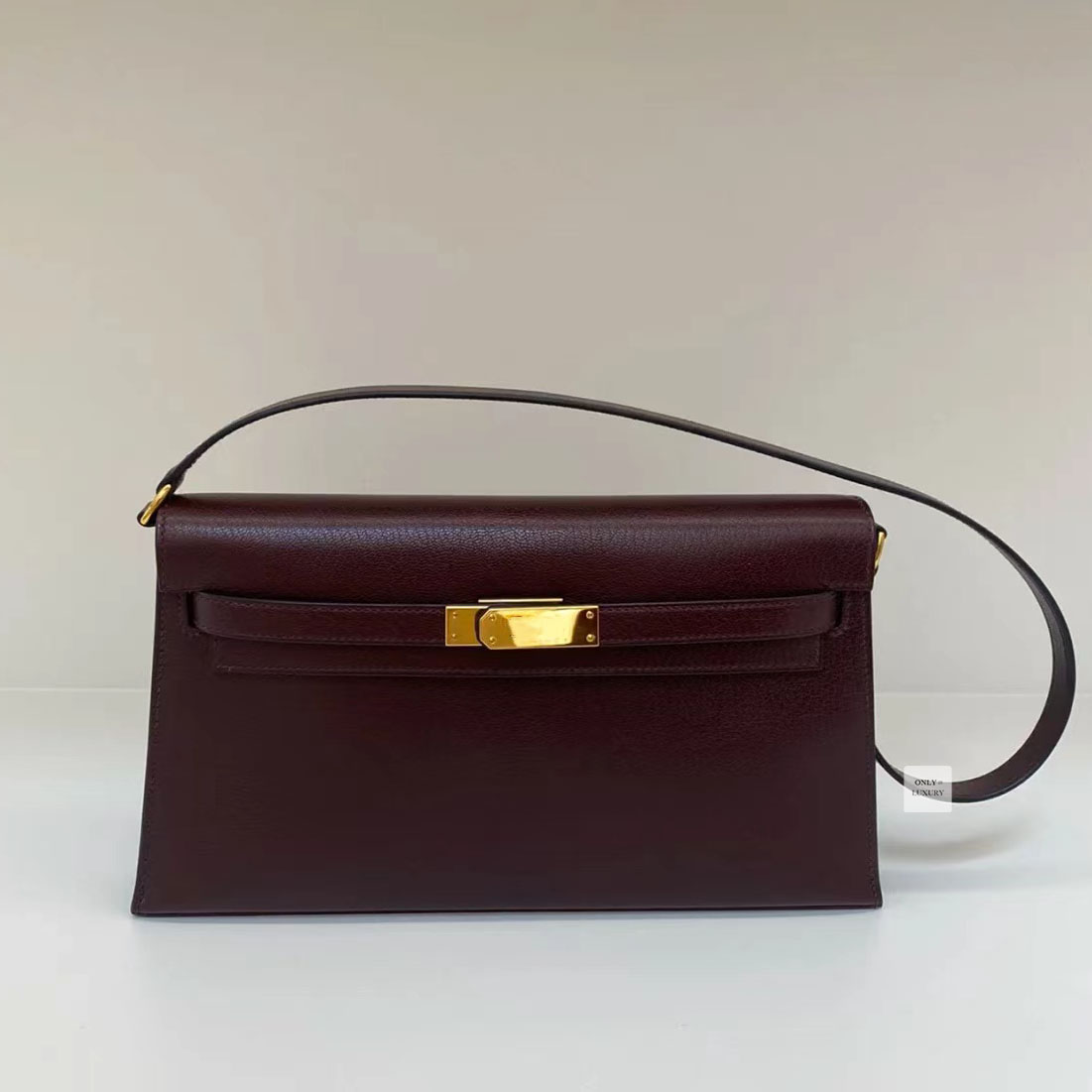 Shoulder Bags Designer elan bag luxury shoulder bags classic clutch genuine leather women lady gold tote handmade cross body armpit 27cm high top mirror quality