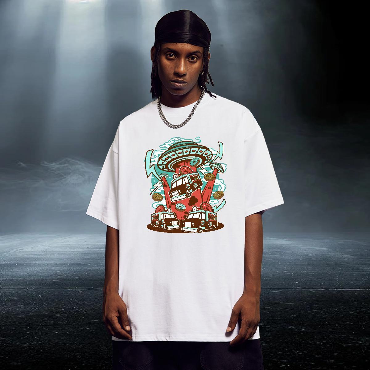 Free Shipping Tshirts 230g Cotton Casual ET Asian Size Crew Neck DIY T-Shirts Clothes