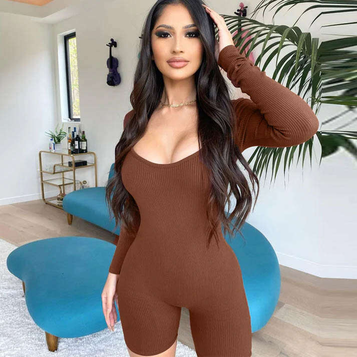 2024 Fashion Womens New Solid Color Yoga Pants Thread Shot Leakage Back Exposed Long Sleeve Shorts Woman Workout Clothe Workout Clothe Woman Luxury Yo