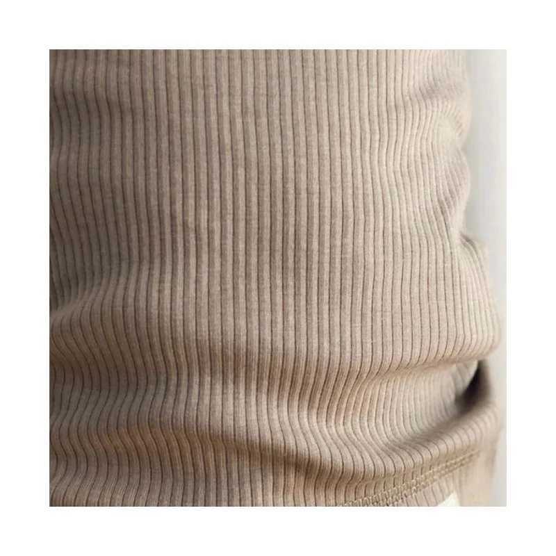 T-shirts Children Long Sleeves T-Shirt Little Boy Girl Clothes Toddler Cotton Costume Childrens Clothing Ribbed Kids Tops Baby SleepwearL24729