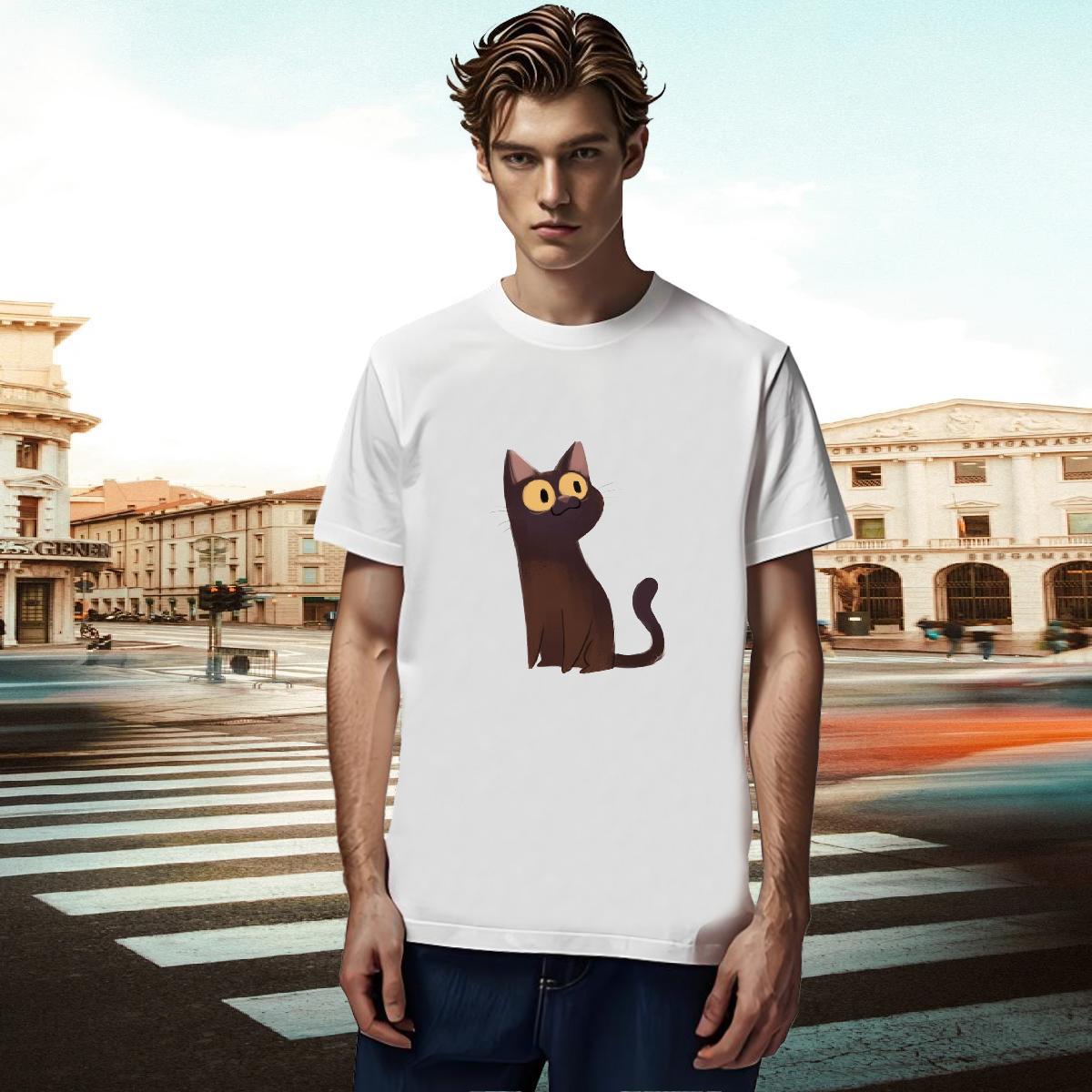 High Quality Couples T Shirts 100% Cotton 230g Sport cute Custom Anime Breathable 2024 Summer T shirt Top Tees