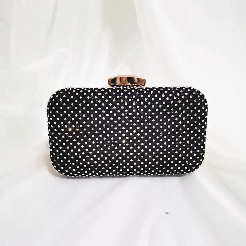Luxurious gorgeous colored Diamond Ladies Clutch Bag Glitter Fashion Haute Couture Dinner Party Wedding Ladies handbagXJ240729