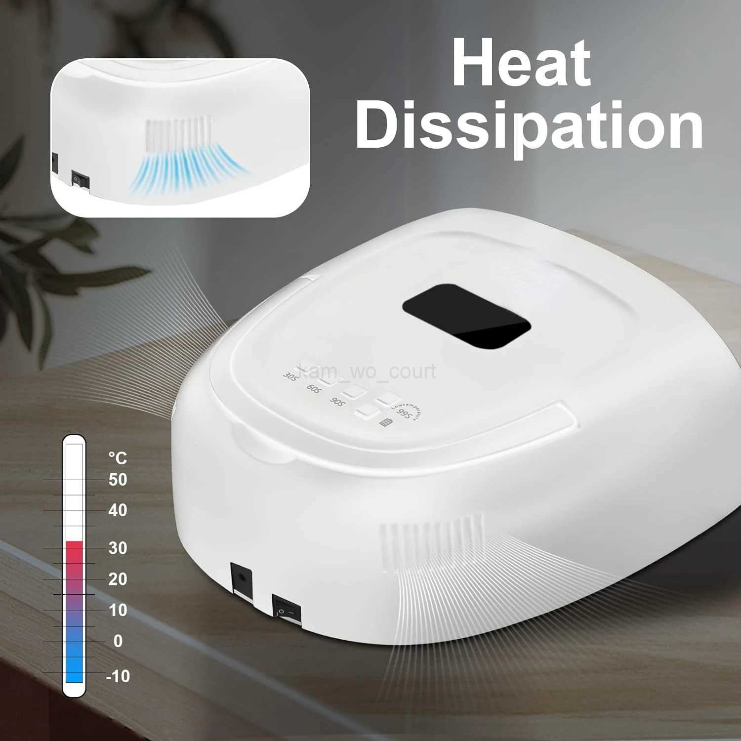 60W Rechargeable UV Nail Lamp Faster Wireless Nail Dryer Gel Polish Light 42 Beads Handle Professional Curing Lamp ForM240729