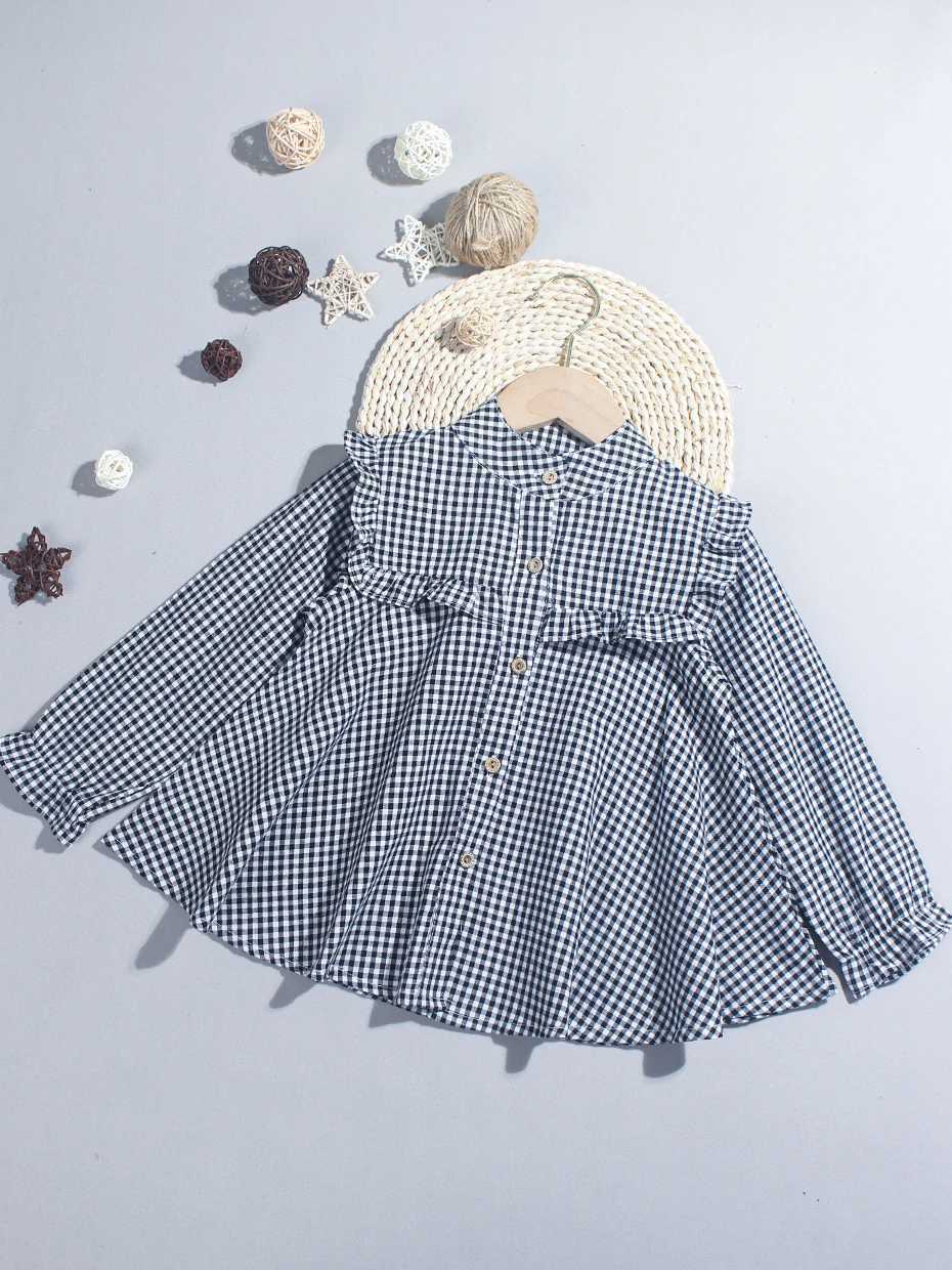 Girls shirt plain weave girls shirt casual style girls shirt spring autumn girls clothingW240729
