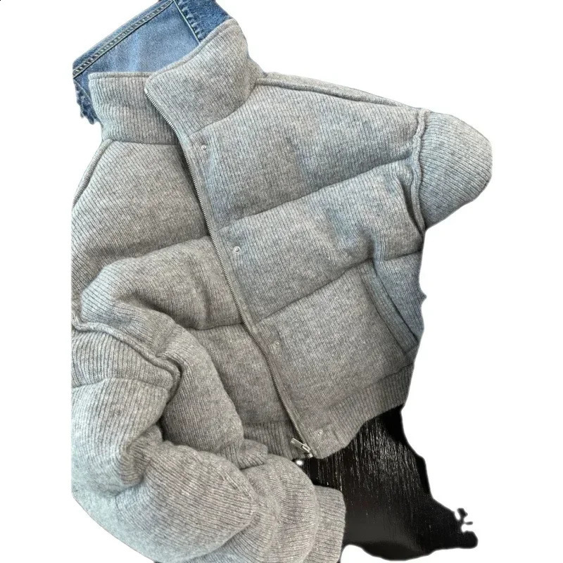 S-3Xl Short Parkas Women Plus Size Cropped Down Coats Streetwear Thick Puffer Jacket Winter Korean Cotton Padded Outwears 240729