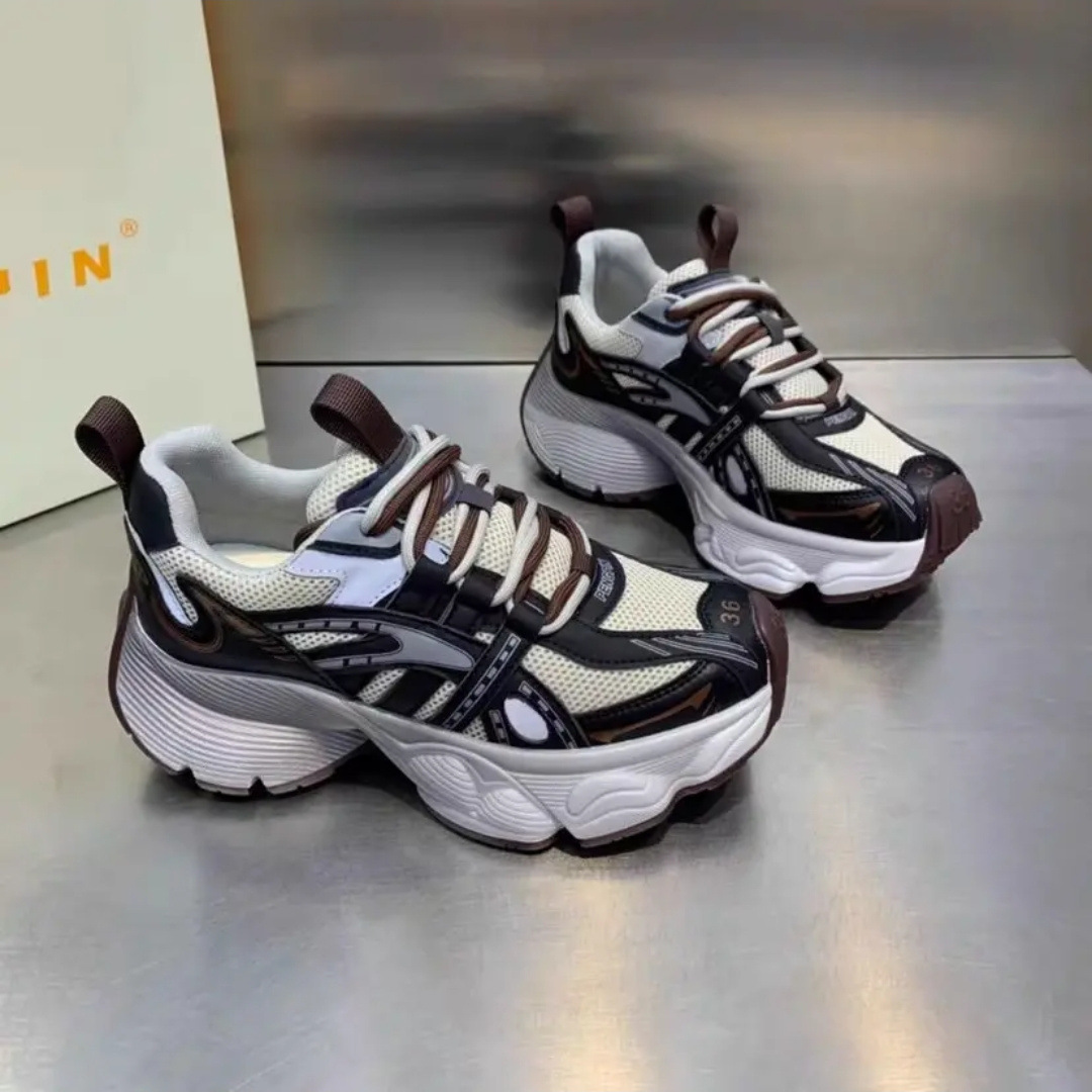 Women Sneakers Sports Shoes Clunky Shoes Mesh Thick Sole Comfort Hot Sale Free shipping