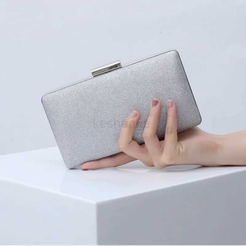 Women Evening Clutch Bag Sequin Clutch Female Crystal Day Clutch Wedding Purse Party Banquet Black/Gold SilverXJ240729