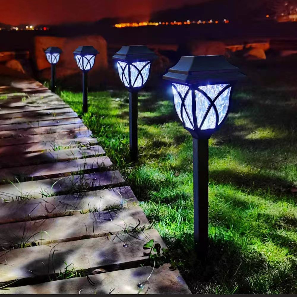 10 Pack Solar Yard Lights Bright Lawn Lights Outdoor Waterproof Led Solar Pathway Lights Landscape Path Lights