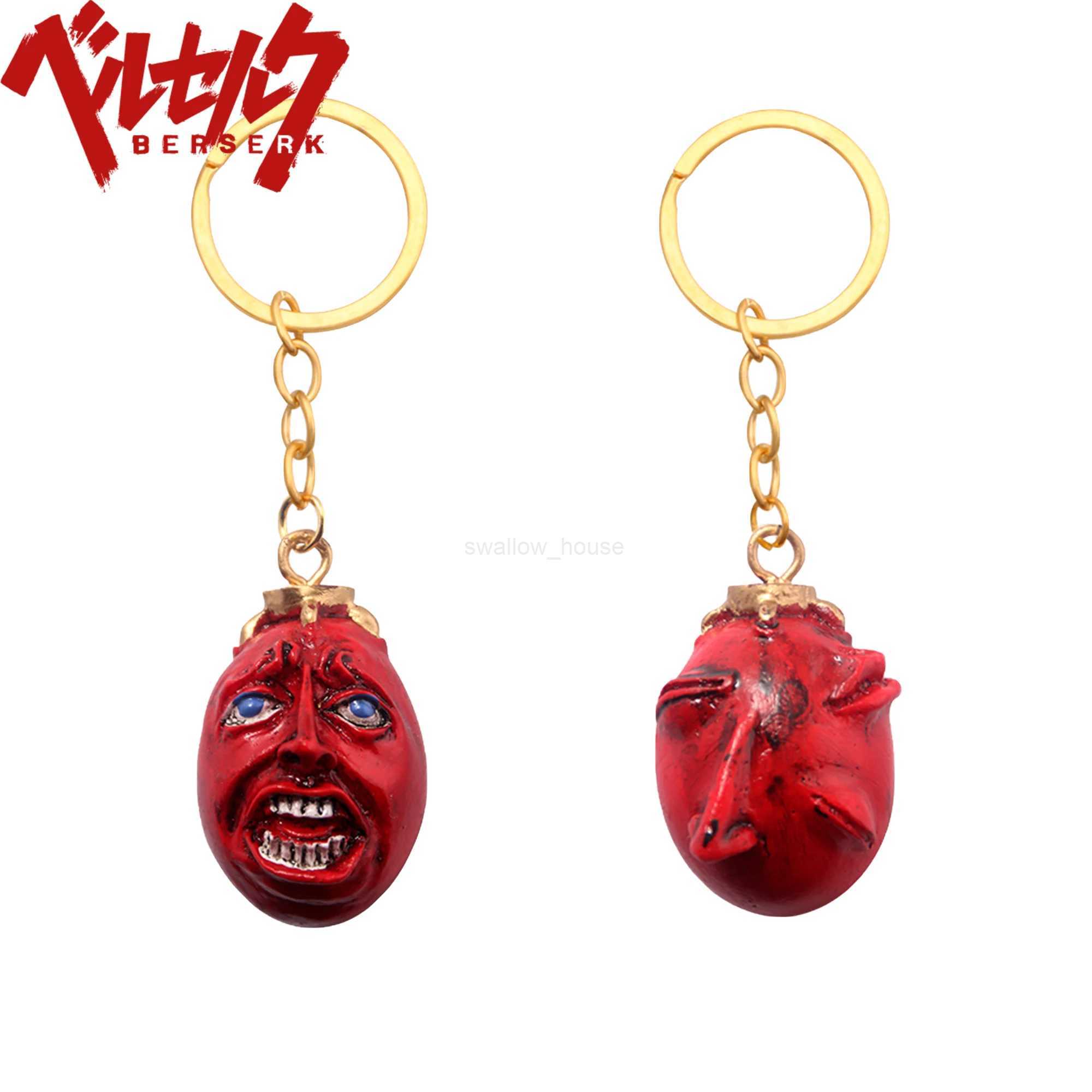 Anime Berserk Behelit Keychain Guts Griffith Egg Of King Pendant Unisex Car Backpack Jewelry Decoration AccessoryL240729