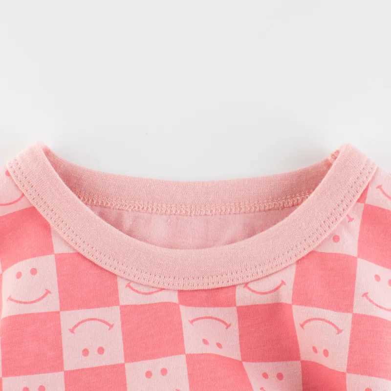 T-shirts 2-8t Cotton Kid Tshirt Toddler Kid Baby Girls T Shirt Summer Infant Clothes Short Sleeve Loose Tee Shirt Childrens OutfitsL24729