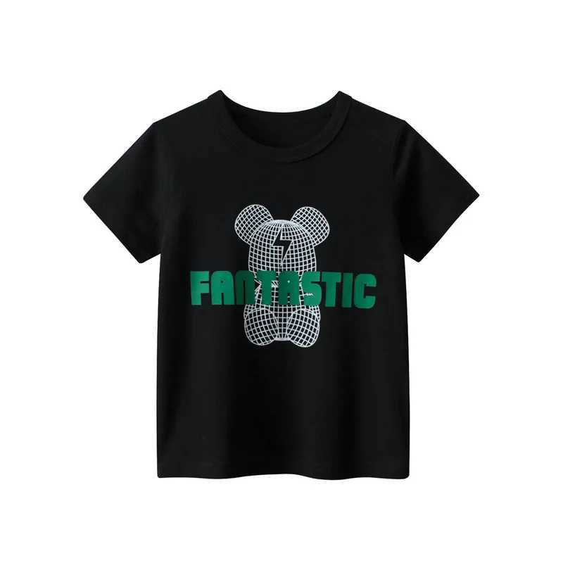 T-shirts T-shirts 1-9T Toddler Kid Tshirt Baby Boys Girls Clothes Summer Short Sleeve Top Basic Infant T Shirt Cotton Childrens Tee OutfitL24729Y25011