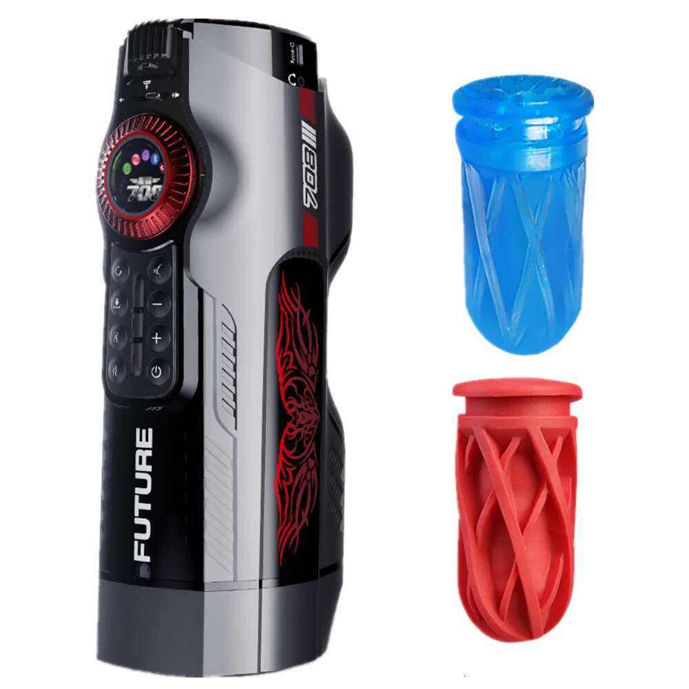 New Leten Future 708 III Totem Male Automatic Masturbation Oral Sex Toys Telescopic Smart Voice Heating Adult Men Sex Machine