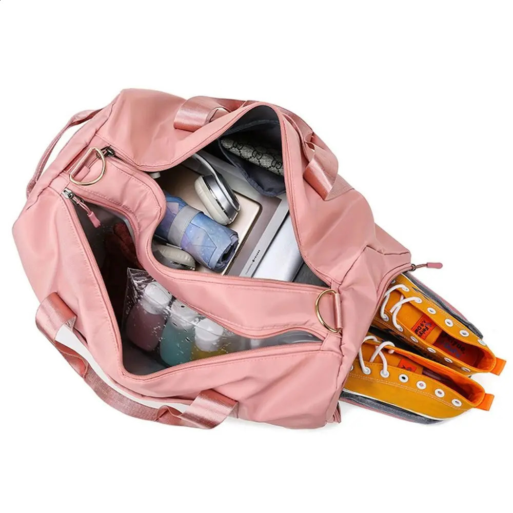 High Quality Overnight Yoga Luggage Bags Sport Duffle Bag Weekend Package Yoga Travel Handbag 240729