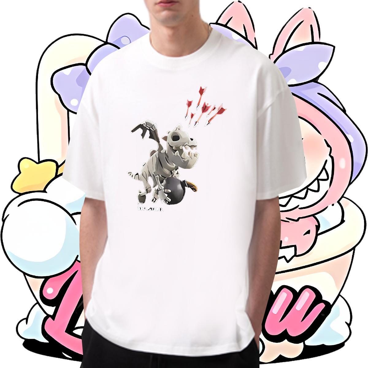 Wholesale Tshirts 100% Cotton 230g Sport dinosaur Custom Print Oversized O Neck Short Sleeves DIY Customized Mens T Shirts Tees