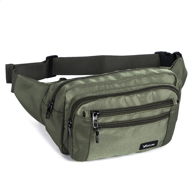 Fashion Waist Pack Casual Functional Men Waterproof Fanny Women Belt Bum Male Phone Wallet Pouch Bags Unisex 3935 240729