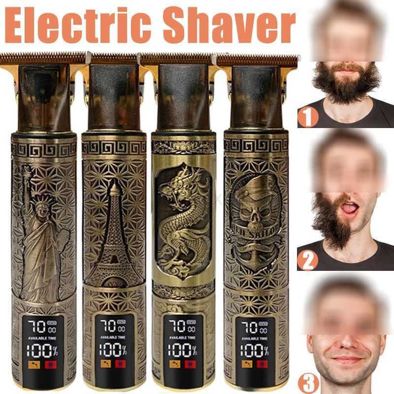 Mens Shaver Hair Clipper Electric shaver Barber trimmer Hair Cutting machine for men Electric Razor professional beard shavingY240729