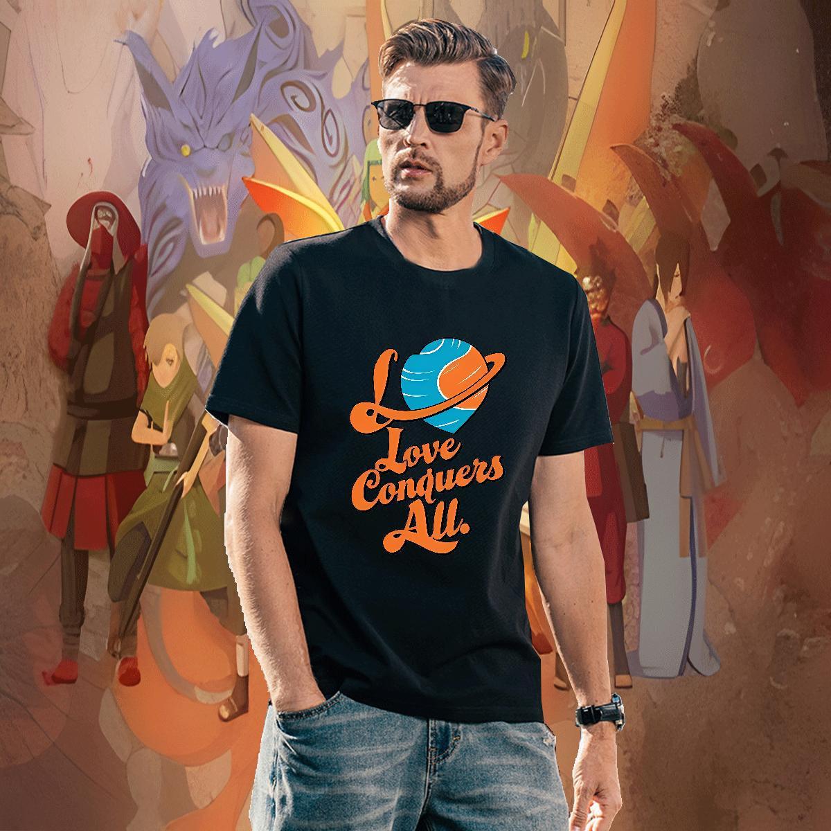 Loose Men Tshirts 230g 100% Cotton Hip Hop Street star Plus Size Cartoon Crew Neck Breathable Wholesale Man T Shirts Tops Tees