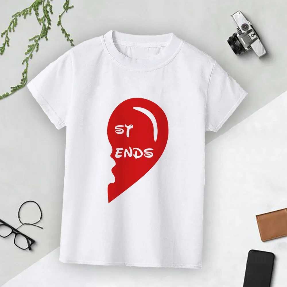 T-shirts Big Brother Little Brother Print Children Casual Shirt Clothes Twin Brothers Fashion Comfortable Boys T-shirt Best Friend GiftsL24729