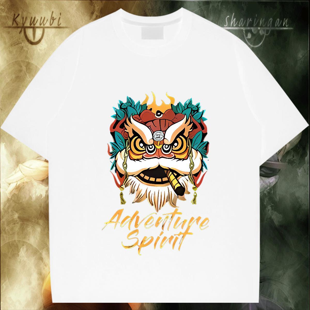 Free Shipping T Shirt For Man Tshirts 230g 100% Cotton Casual Cool Floral Print Breathable Short Sleeve Men Tshirts