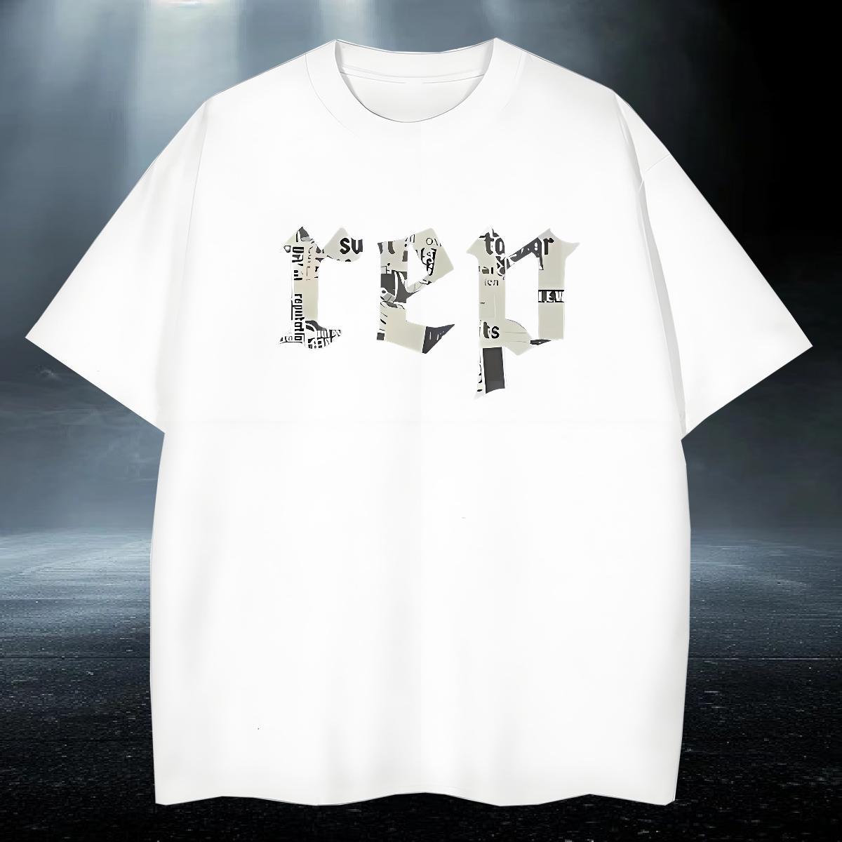 Soft Tshirts 100% Cotton 230g Hip Hop Street letter Custom Printing Breathable Crew Neck Fashion New T-Shirts for Men Tees