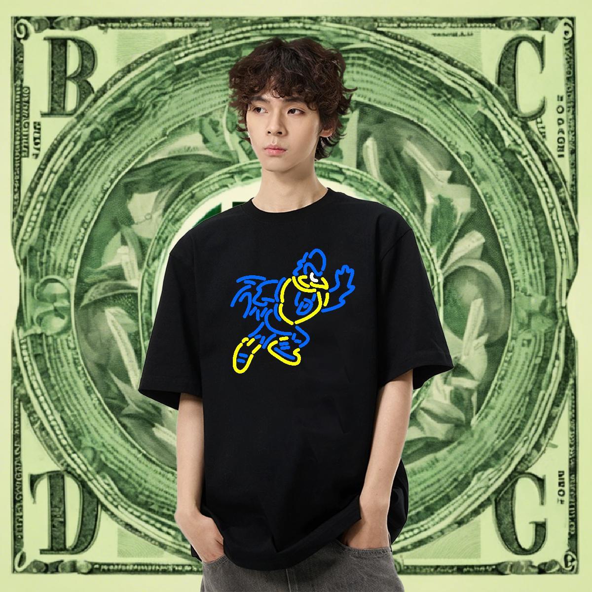 High Quality Men Tees 230g 100% Cotton Hip Hop Street funny DIY Printed O-Neck Short Sleeve Fashion T Shirt For Man Tshirts