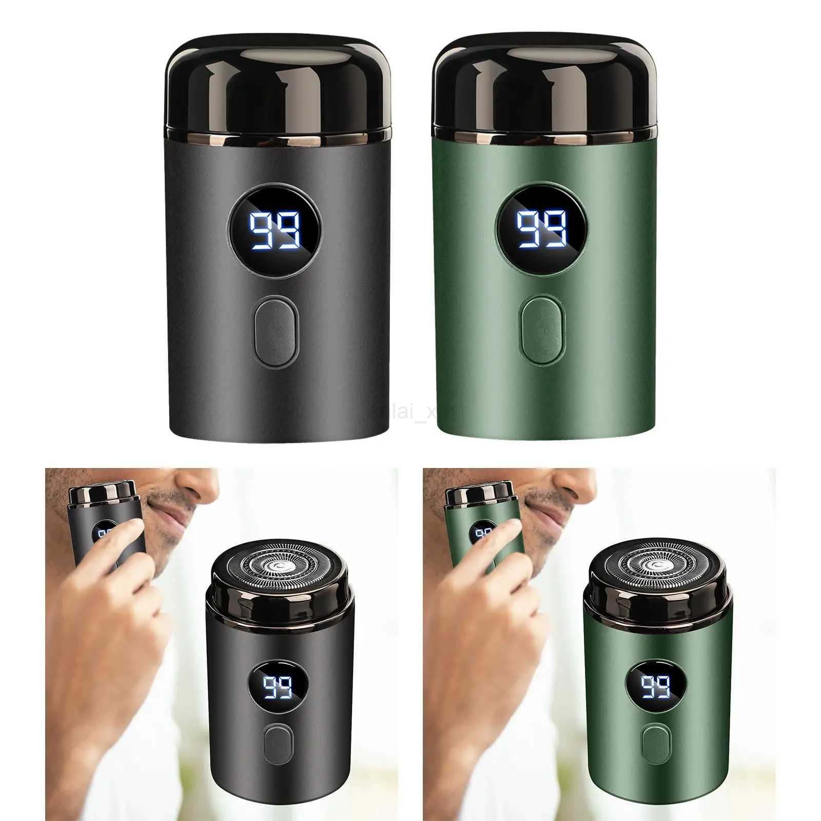 Travel Mens Shaver Removable Pocket Size USB Cordless Portable Shaver for Face Grooming Business Travel Shaves Shaving Car UseY240729