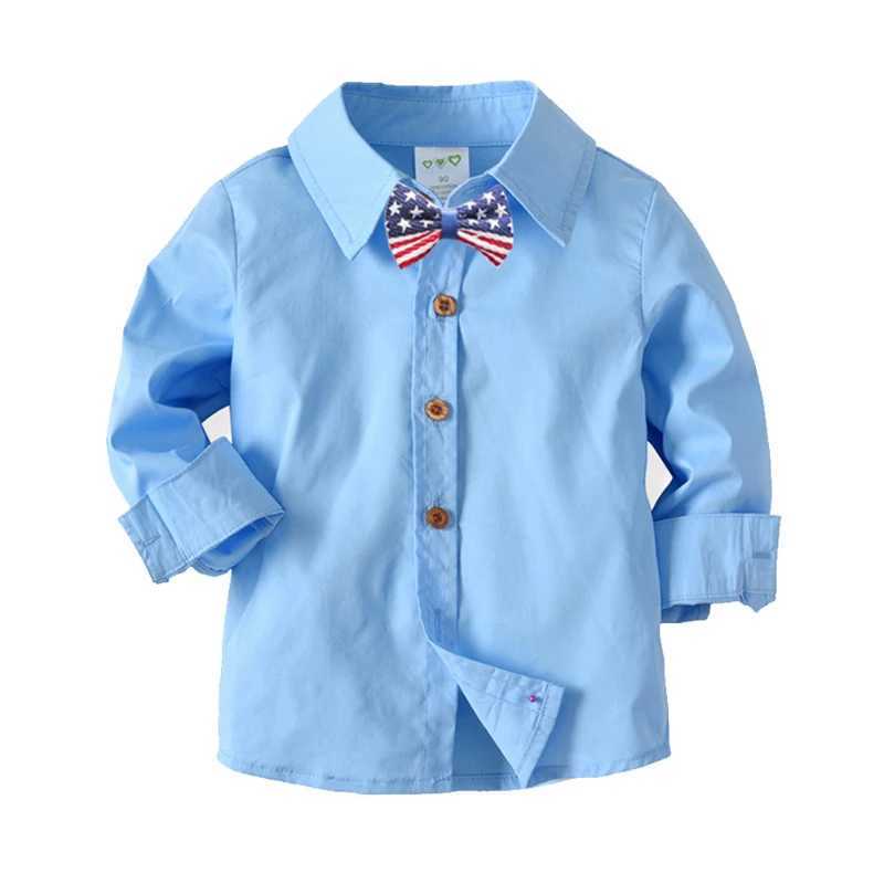 100% pure cotton boys pink long sleeved shirt 2024 spring/summer new item childrens casual lapel button long sleeved shirtW240729