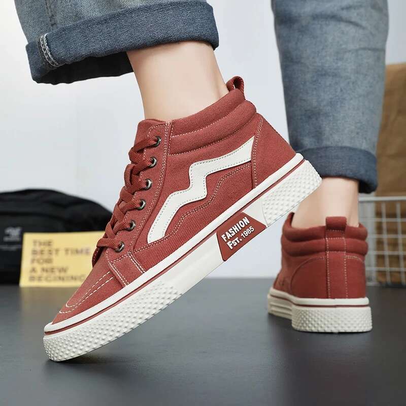 Ddmysports Fashion Woven Cloth Skateboarding Mens Breathable Walking Men Running Sneakers Comfortable Sports Casual Shoes Outdoor OUTDOOR