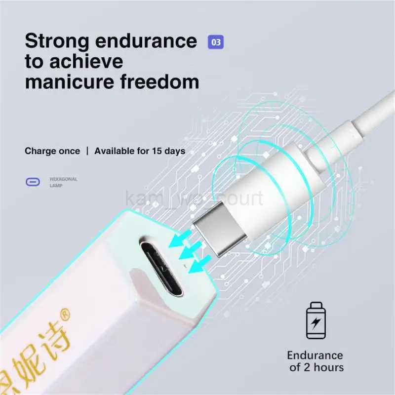 ANNIES Handheld UV LED Lamp Nail Dryers Third-generation Lamp Rechargeable Professional UV LED Nail Lamp Mini Flashlight PenM240729