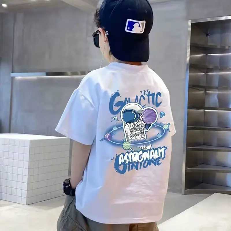 T-shirts Boys Cotton T-shirt Japan Summer Cartoon Printed Girls Tees Short Sleeve Children Tops High Quality Boys Clothes 2024 NewL24729