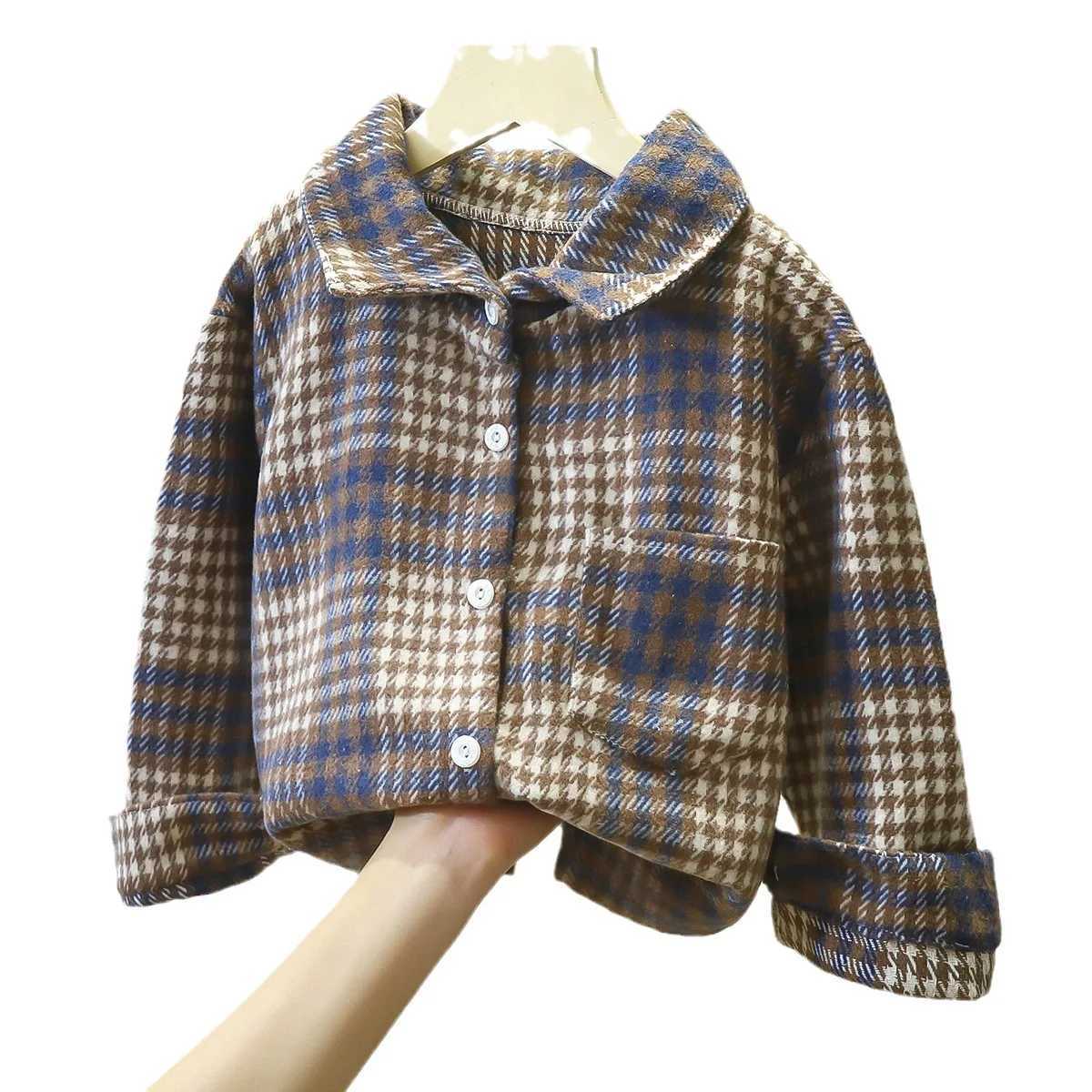 Baby cotton plain shirt jacket for boys and girls casual shirt jacket for children autumn long sleeved buttoned open top jacket for childrenW240729
