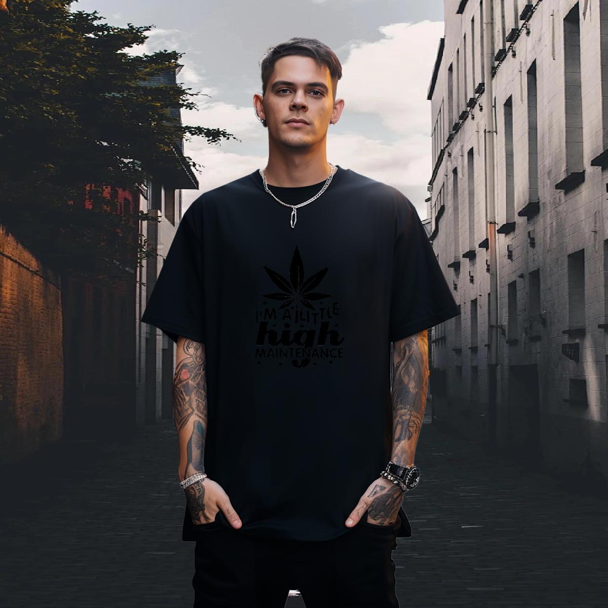 Brand Tshirts 230g Pure Cotton Home Outdoor letter Plus Size Custom Breathable Short Sleeve New Arrival Man T Shirts Tops