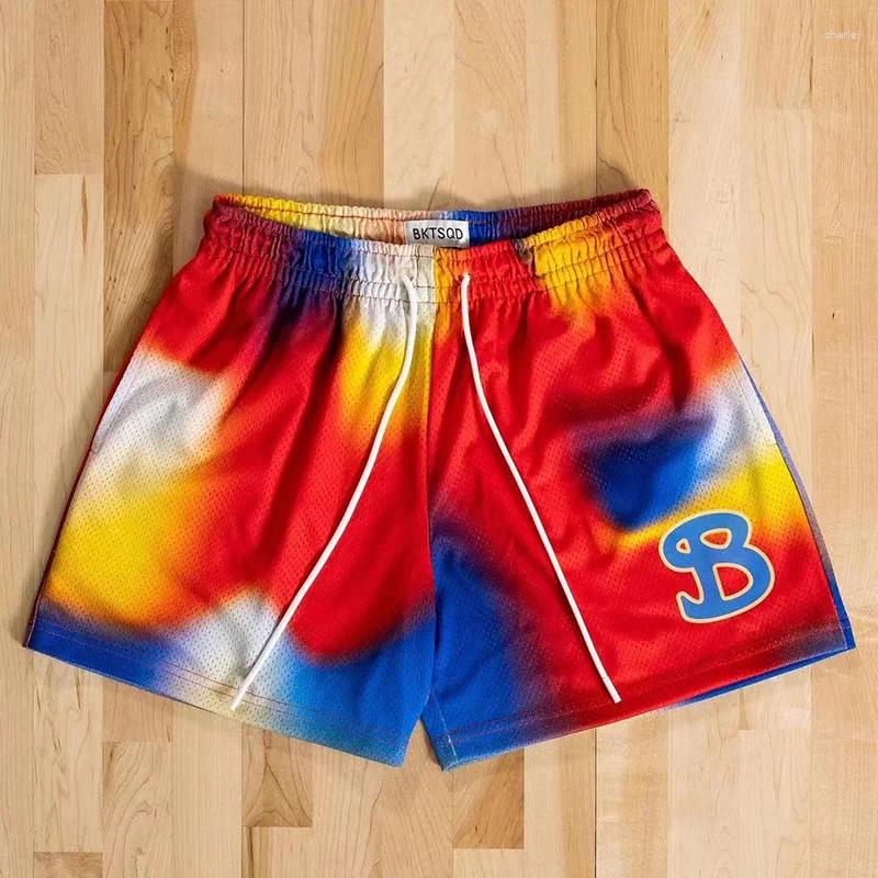 Men's Shorts BUCKETSQUAD Summer Sports Loose Basketball Quarter Knee Quick Drying Beach Fashion Trend Swimming Running Fitness