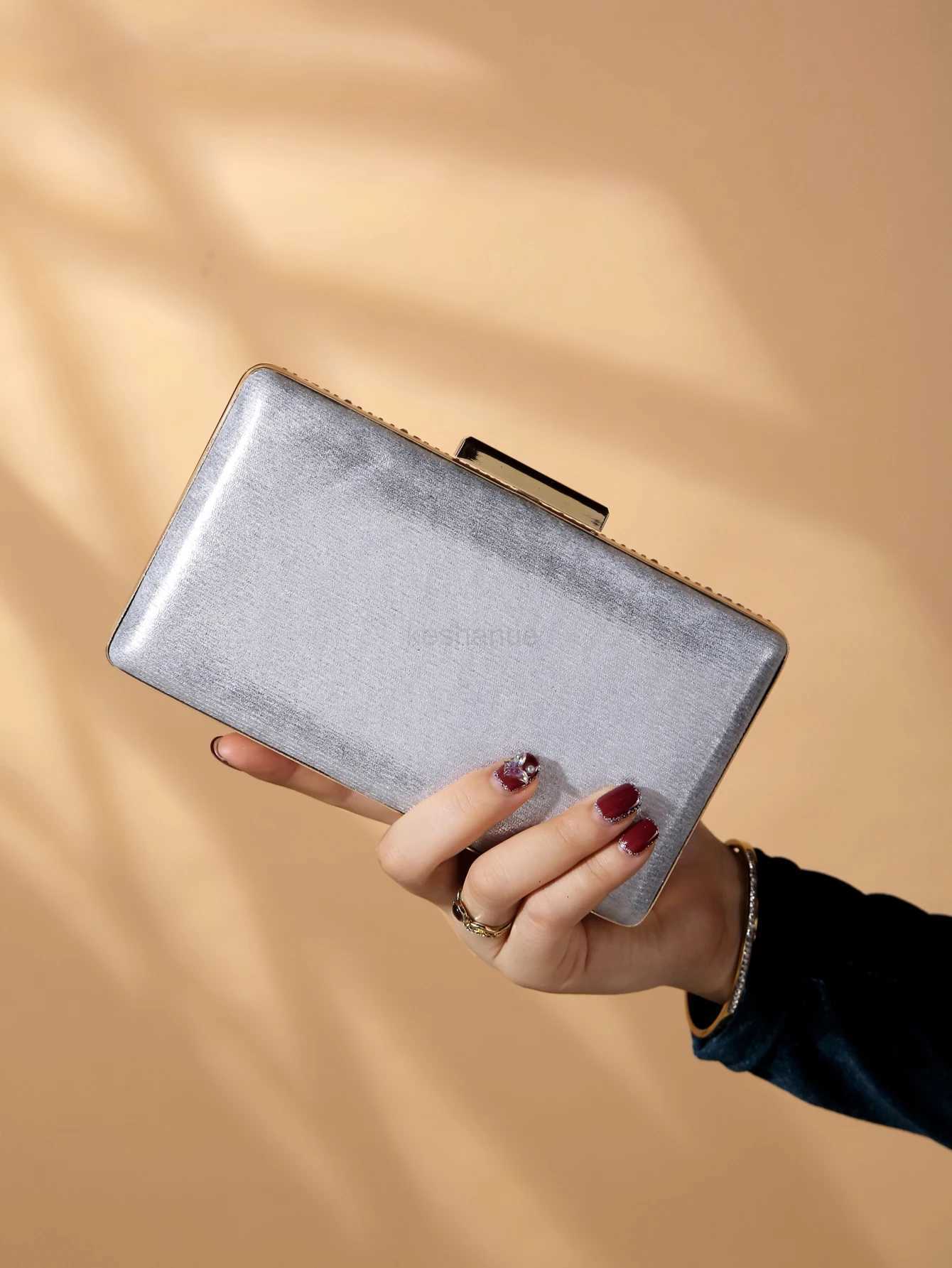 Glamorous Elegant Exquisite Quiet Luxury Sequin Stylish Luxury Shiny Mini Glitter Artificial Rhinestones Chain Dinner BagXJ240729