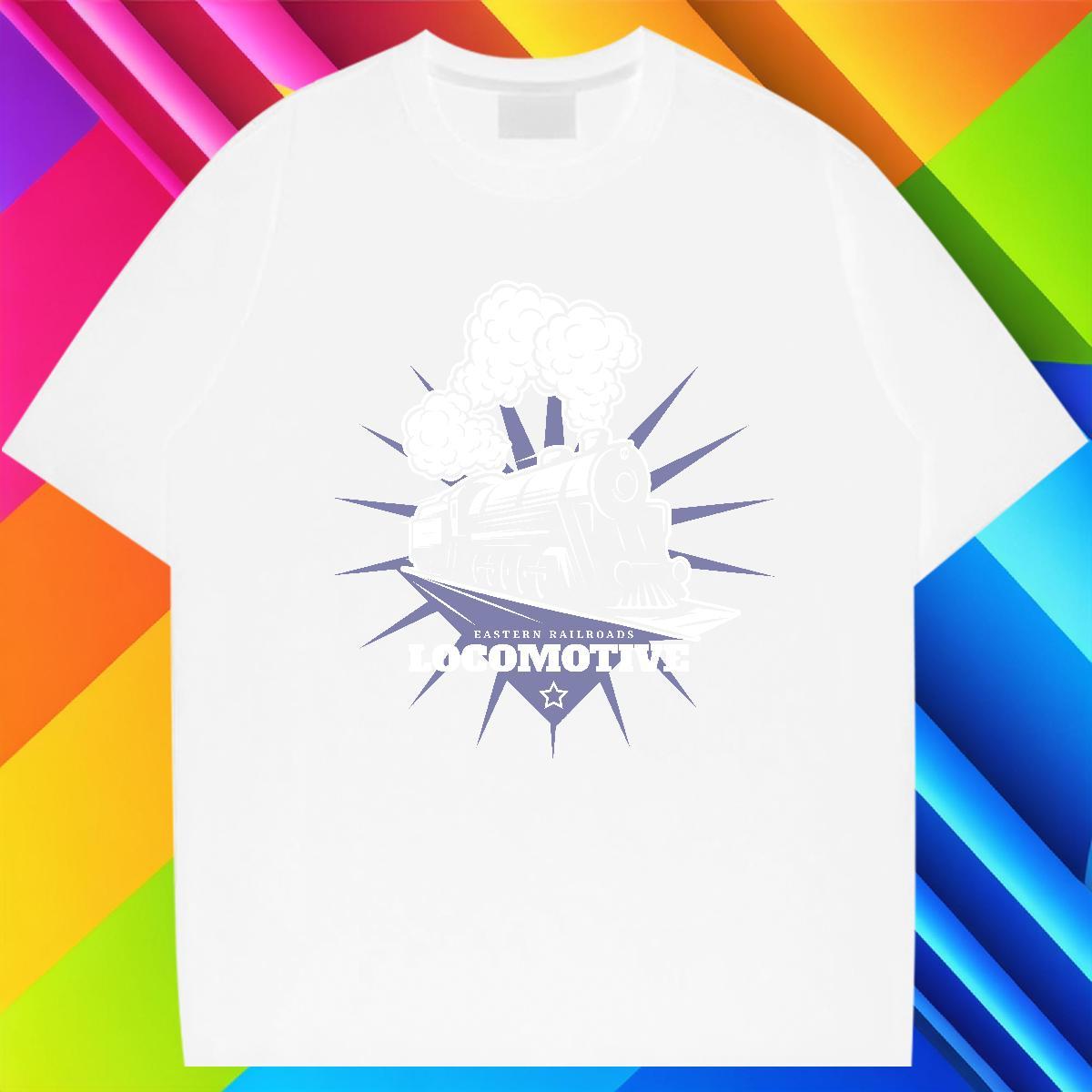 Free Shipping Tshirt for Man Woman 230g 100% Cotton Sports Casual train Cartoon Print Breathable Crew Neck Factory Direct T Shirt For Man Tees Shirts