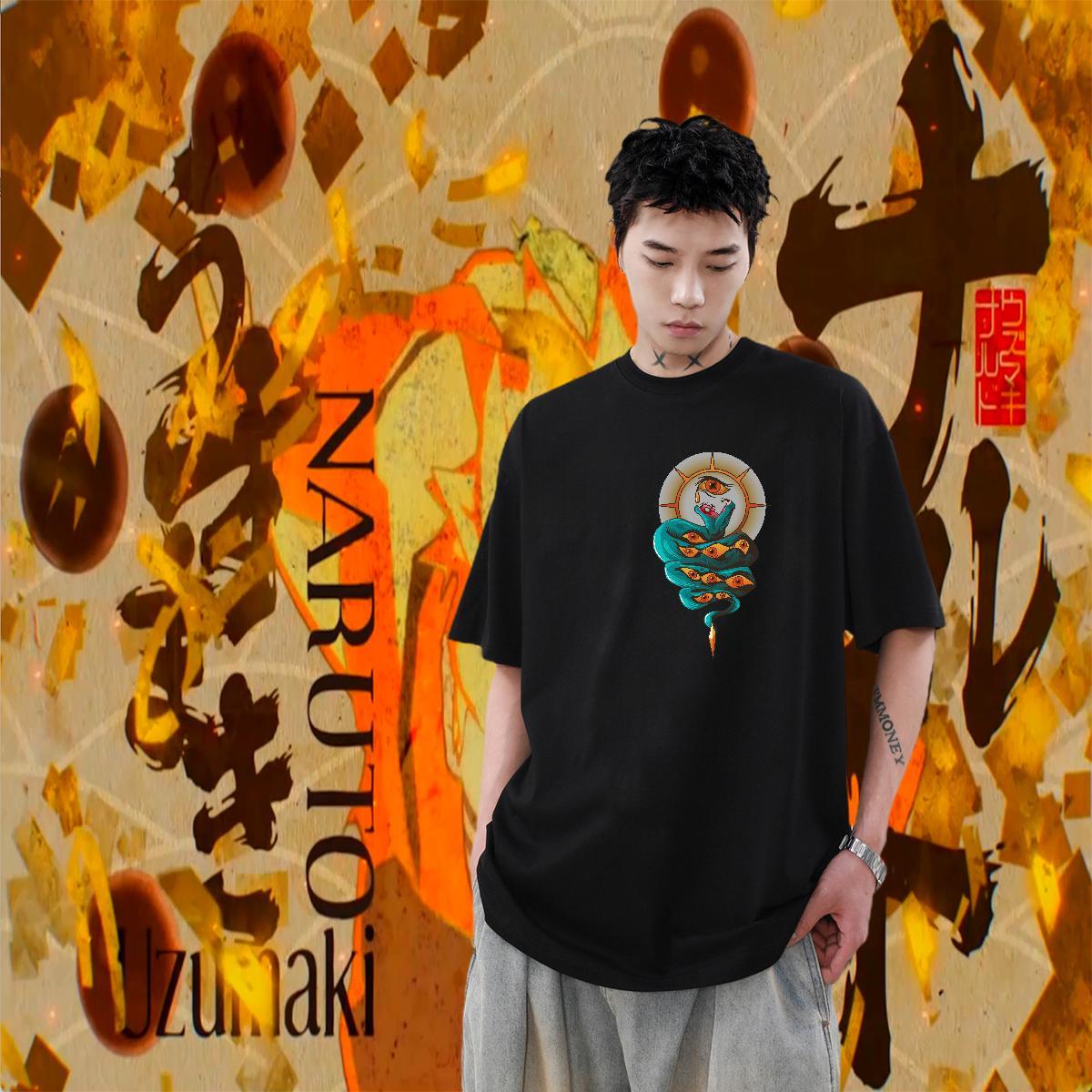 Cool Design Men Tops Tees 230g Pure Cotton Summer Casual snake DIY Anime Breathable 2024 New T-Shirts Clothes