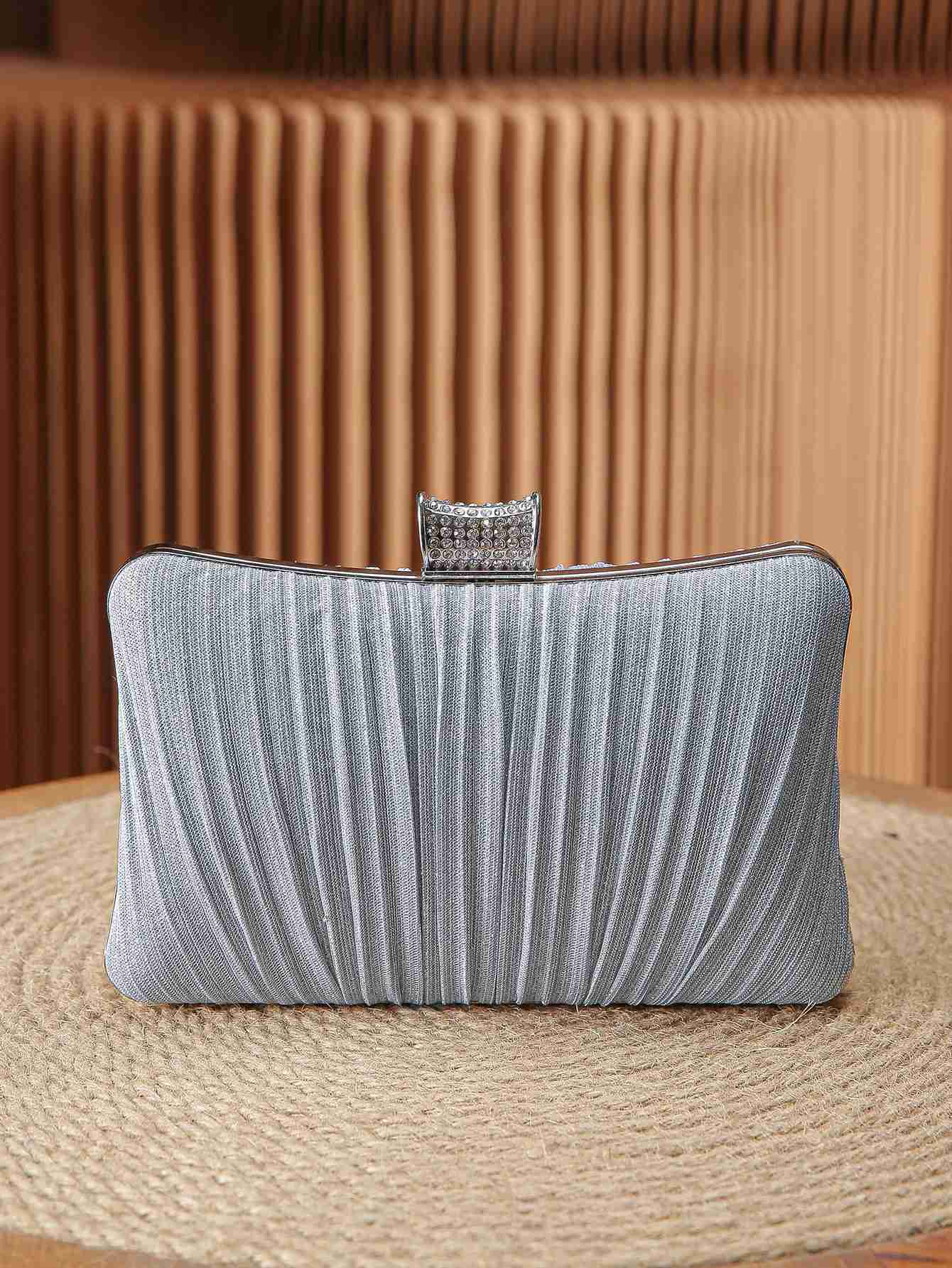 Sparkling Clutch Purses Bride and Bridesmaid Handbag Elegant Detachable Chain Evening Bag for Women Club PartyXJ240729