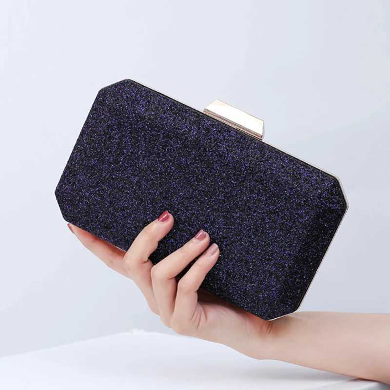 Golden Yellow Clutch Handbag for Laday 2023 Luxury Designer PU Purses Wedding Evening Unique Wallets Crossbody Shoulder BagXJ240729