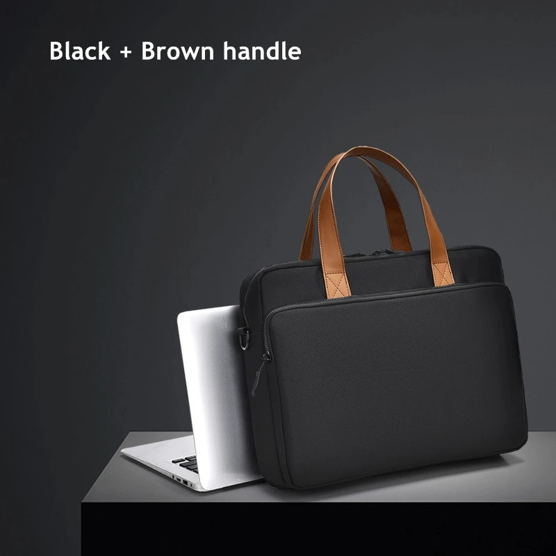 Shockproof Messenger laptop bag 14.15.16 inches handbag briefcase mens and womens shoulder bag suitable for Macbook laptop bag 240903