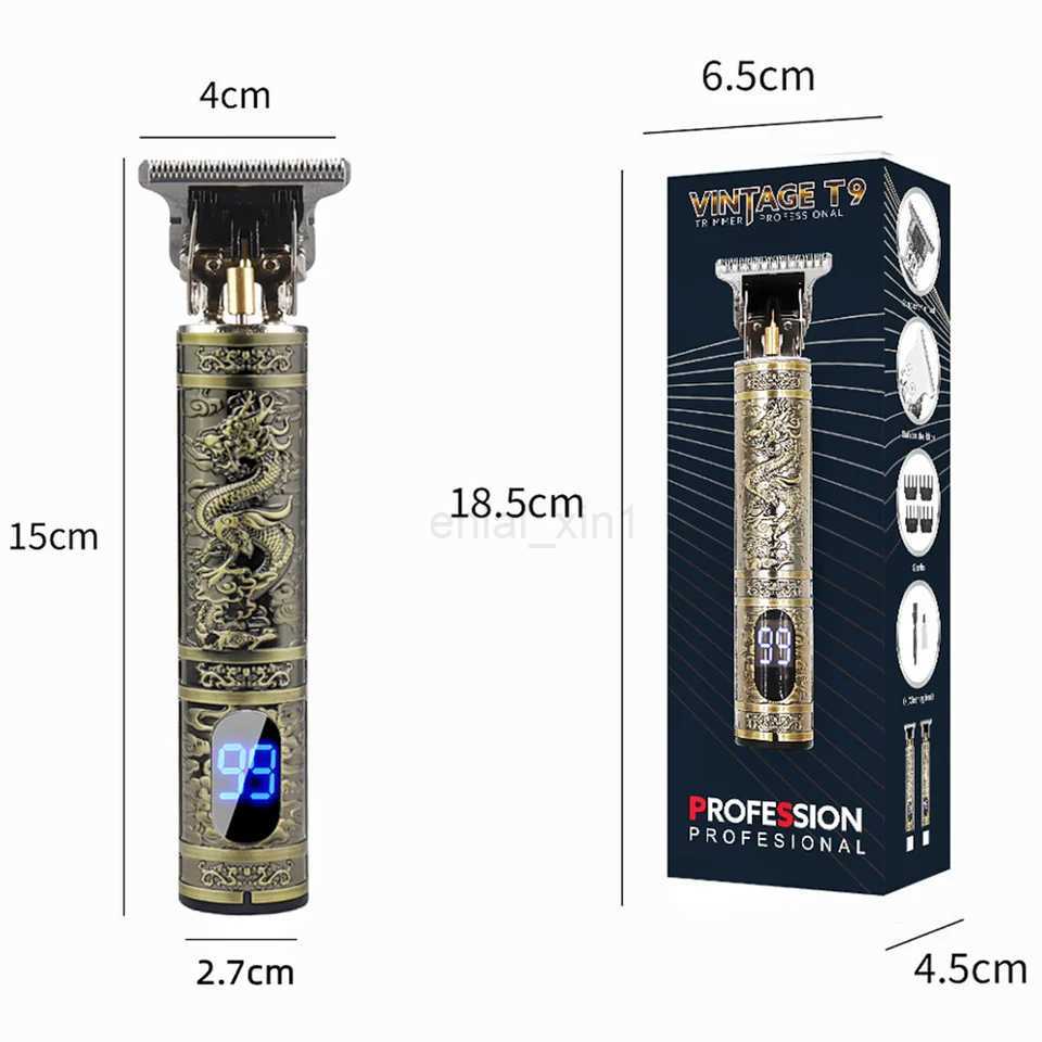 LCD Display T9 Electric Hairber 0mm Shaver Hair Trimer Home Appliances Travel Barber Razors Shaving Machine for Men Trimmer ManY240729