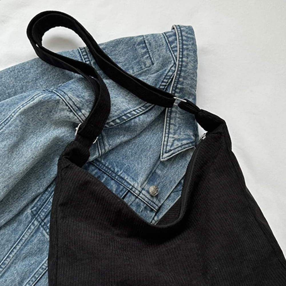 Women Vintage Hobo Bag Versatile Retro Dumpling Bag Strap Adjustable Solid Messenger Bag Lightweight Fashion Slouchy Shopper Bag 240729