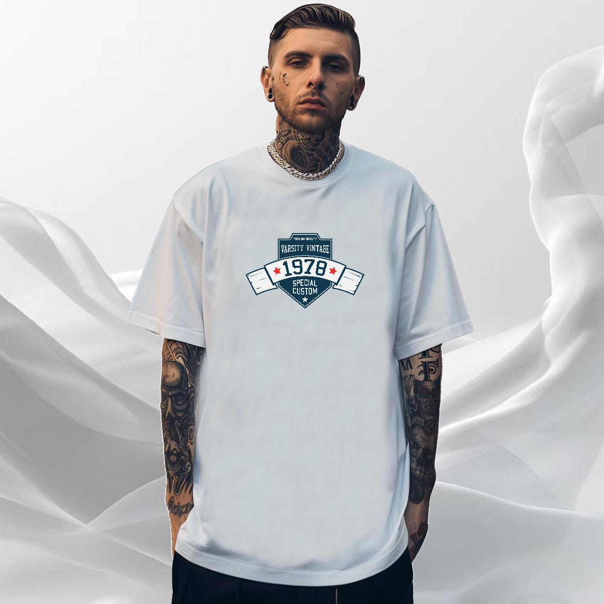 Designer Men Tops Tees 230g Cotton Street Wear letter Customized Print Breathable Crew Neck Stylist T-Shirts Tshirts